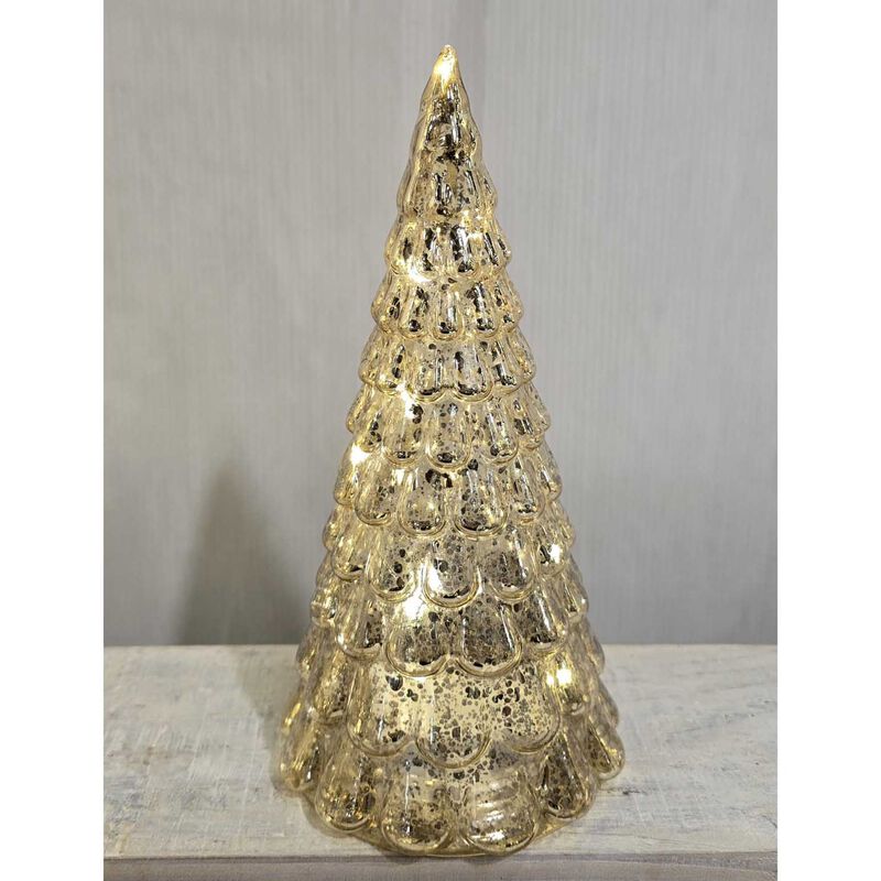 Stellar Haus 24cm Gold Frost Drop Tree image number 1